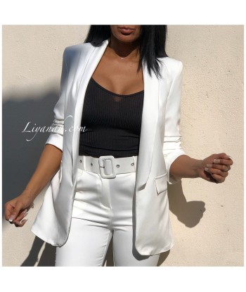 Tailleur Veste + Pantalon Modèle ROMANA BLANC Toutes les collections ici