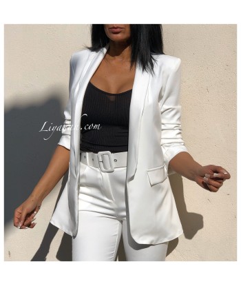 Tailleur Veste + Pantalon Modèle ROMANA BLANC Toutes les collections ici