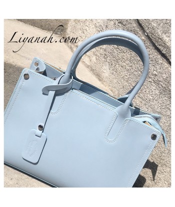 Sac Cuir Grand Modèle YSALYA BLEU plus qu'un jeu 