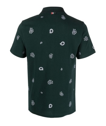 Paisley Print Polo Shirt Voir les baskets