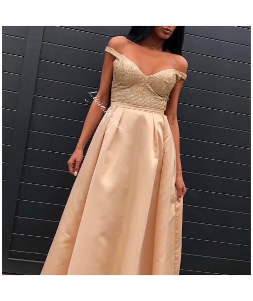 ROBE DE SOIRÉE MODÈLE ESTRELLA OR en ligne