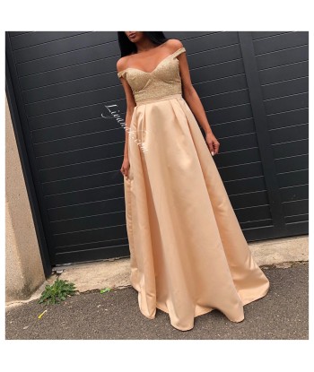 ROBE DE SOIRÉE MODÈLE ESTRELLA OR en ligne