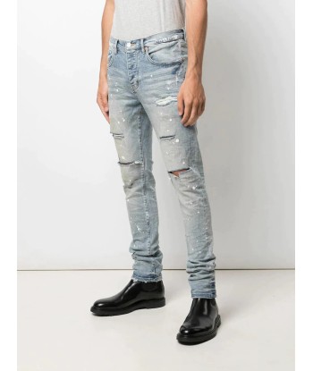 Paint Splatter Slim Fit Jeans france