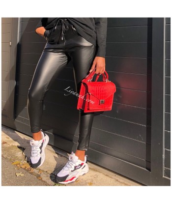 Sac Cuir PETIT Modèle EVYA ROUGE meilleur choix