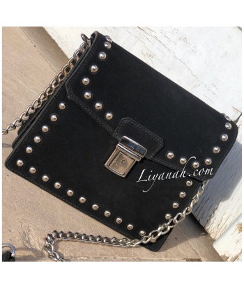 SAC CUIR Petit Modèle ELOUYA NOIR pas cher chine