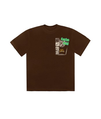 T-Shirt Travis Scott x McDonald’s Cactus Pack Vintage Promo Brown de pas cher